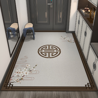 京城派 新中式入户地垫门垫进门耐磨脚垫家用户外垫子比利时绒地毯进门入户门垫防滑蹭土脚垫垫子门口地毯