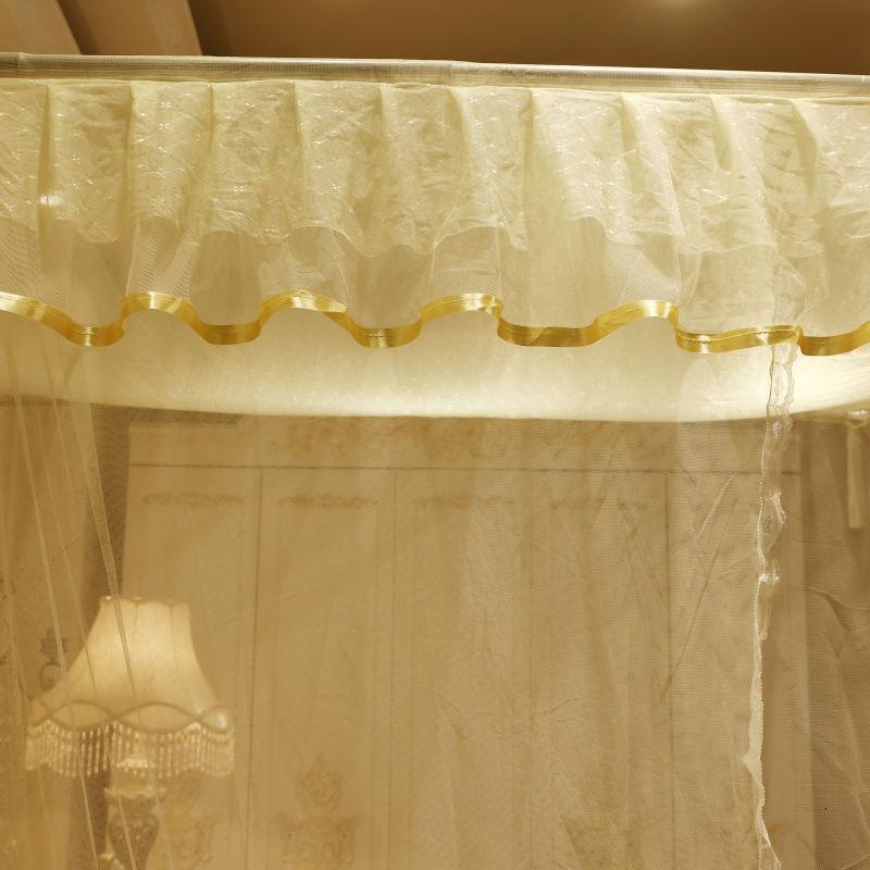 家柏饰(CORATED)落地廷蚊帐单帐纱老式单侧开 可配不锈钢支架 单双人宿舍床幔