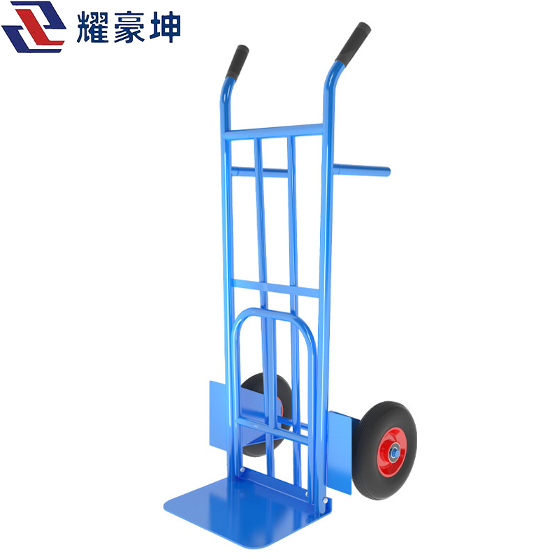 耀豪坤 两轮手推装货搬运车14寸橡胶实心轮HU2Y/台