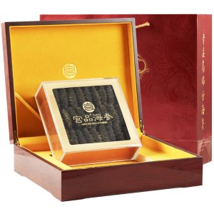 [门店同城可4小时达]宫品海参M7精选有机淡干海参30-40只250g礼盒装 生鲜海鲜水产