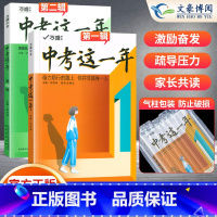 中考这一年[第1辑+第2辑]2本套装 初中通用 [正版]这一年第一辑二辑中学生读物青春励志书籍书高效学习方法青少年成