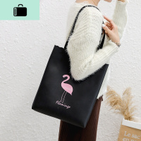 大包包女2020新款时尚百搭托特包学生手提袋pu皮大容量韩版单肩包NEW LAKE女士单肩包