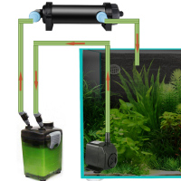 JEBO灯管鱼缸水族箱鱼池紫外线灯消毒设备净水灯管