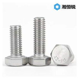 湘恒锐 304不锈钢六角螺栓 12x35 个