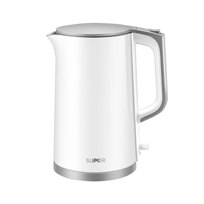苏泊尔 (SUPOR)电水壶1.7L全钢无缝内胆双层防烫保温一键开盖SW-17S13A