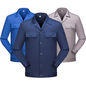 御林铁卫 夏季薄款纯棉长袖工作服 YL-6083 套