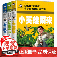 全套3册 小英雄雨来注音版红色故事绘本幼儿园经典必读中国儿童革命爱国主义教育小游击队员王愿坚少年英雄王二小书籍图书王小二