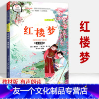 红楼梦-五年级下 (教材版) [友一个正版] 红楼梦5五年级下册小学生语文教材快乐读书吧课外阅读书籍 5下商务印书馆彩图