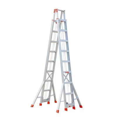 茉冉 铝合金升降人字梯 6米/架