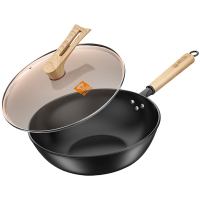 康巴赫炒锅32cm底厚壁薄耐刮耐磨隔热防烫KGZ-C32T