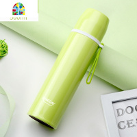 保温杯带盖带杯子男女士便携学生韩版清新文艺刻字定制瓶 FENGHOU 渐变粉500ml