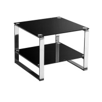 戴劲 茶几客厅双层长几短几小户型边桌沙发边几喝茶桌子 D款短几