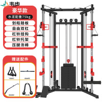 韦步小飞鸟龙门架综合训练器家用室内家庭多功能健身器材卧推深蹲架豪华款小飞鸟75kg环保配重