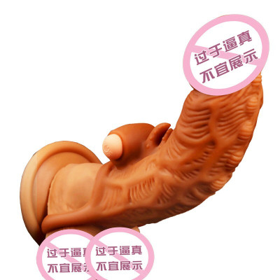 云曼(Yunman) 狼牙套男用成人加长加粗锁精环液态柔软逼真仿 L款浮点震动背刺长15赠长3.5赠粗1内径3cm