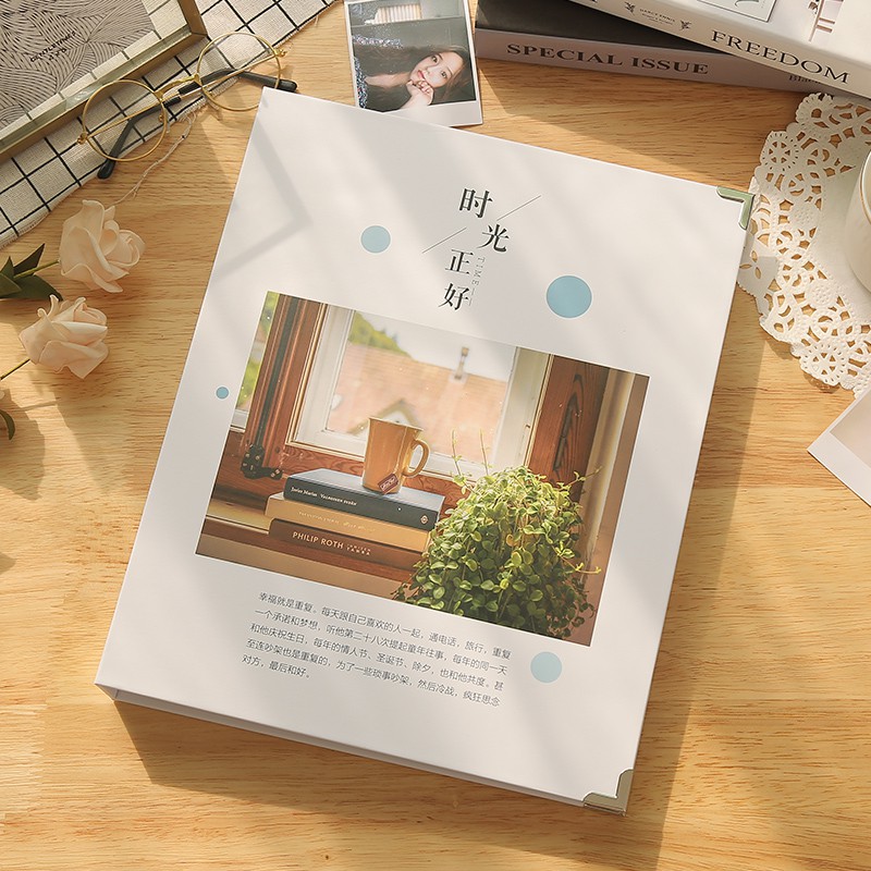 相册本纪念册火车票电影票据收集粘贴式情侣机票 美好时光(车票/电影