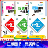 六下语数英6本[亮点提优班+亮点提优课时作业本]江苏专用 小学通用 [正版]2024亮点给力提优班多维互动空间二年级下册