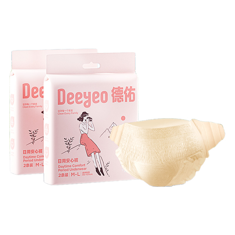 德佑卫生裤2片*5包日用开合女性ML码10070033R05