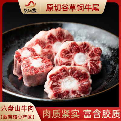 货出六盘 宁夏西吉县谷草饲喂养 六盘山牛肉 精品黄牛 牛尾2斤