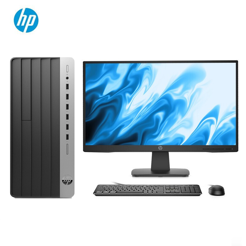 惠普(HP)战99电脑主机 商用办公台式机电脑整机定制版(12代i5-12500 8G 512GB固态 WiFi 蓝牙 三年上门)+21.5英寸显示器