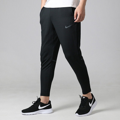 NIKE耐克男裤 秋冬新款休闲时尚舒适透气运动裤针织直筒长裤933440-011 D