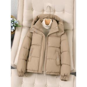 冬季新款韩版年百搭棉衣女小个子时尚棉服连帽棉袄外套女休闲