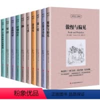 [中英互译]全十册 [正版]中英双语傲慢与偏见书中英文双语名著读物英汉对照互译英语完整版小说奥斯丁原著读名著学英语高中生