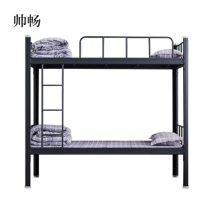 帅畅铁架床上下铺宿舍高低床铁艺床双层上下床学生员工寝室床多款式