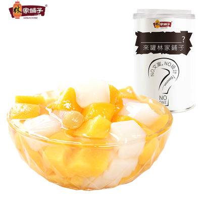 林家铺子新鲜果汁什锦罐头425g*6罐水果罐头糖水饮料休闲罐头出口食品