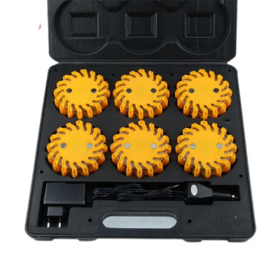 明特佳 MTJ-1330-6 0.3W、IP65、旋转磁吸警示灯(套装)