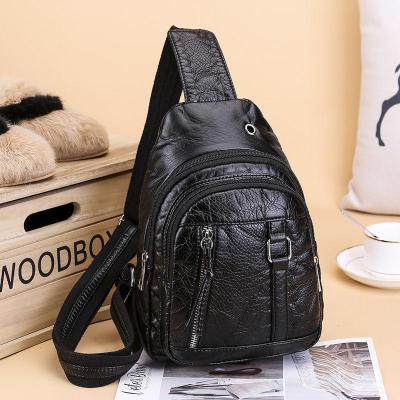 派尼美特胸包女韩版软皮小背包简约休闲女士胸前包单肩斜挎包潮腰包女