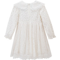 [1件3折]铅笔俱乐部童装2025秋冬新款女童连衣裙中大童蕾丝公主裙儿童网纱裙子