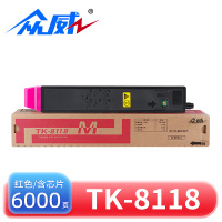 众威粉盒TK-8118红 支