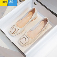 聚范小码粗跟女单鞋34新款2024年浅口女鞋复古小香风百搭工鞋