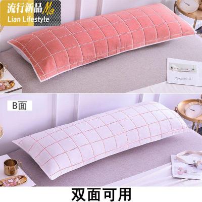 大枕巾双人长款枕巾1.5大号棉1.2米1.5m枕巾长款枕巾 情侣 三维工匠