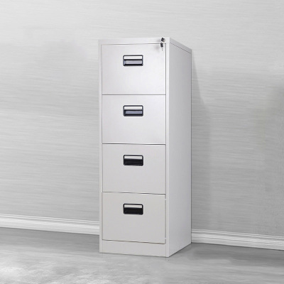 绵冠(MIANGUAN) 卡箱挂劳柜文件柜办公四斗快捞柜a4合同档案柜挂捞夹抽屉柜