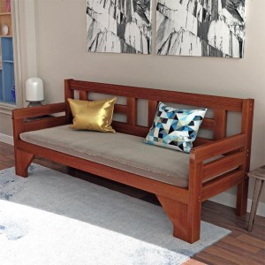 实木沙发床伸缩小户型推拉折叠双人经济型客厅书房坐卧两用单人