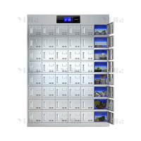 翌嘉 不锈钢消毒碗柜食堂餐具柜多门储物柜48门消毒碗柜