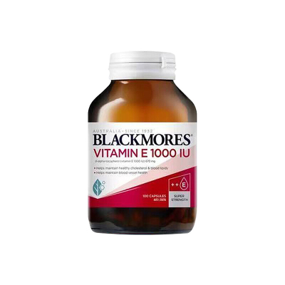 Blackmores澳佳宝维生素EVE1000iu维他命E维E100粒*1瓶