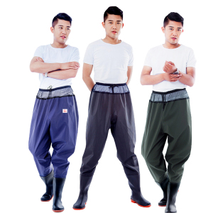 邦能之星下水裤半身防水雨裤抓鱼全身男女下海抓鱼防水裤N52192