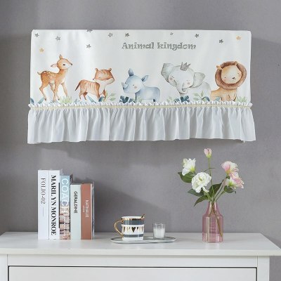 家柏饰(CORATED)空调罩挂机防尘罩北欧开机不取挂式空调套 动物王国 1P[空调长度77-82cm适用]