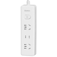 齐心 PCP-W315 延长线插座 3位12孔 总控全长1.5米 白