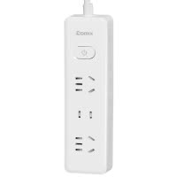 齐心 PCP-W315 延长线插座 3位12孔 总控全长1.5米 白