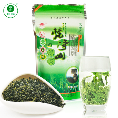 净团茶叶贵州绿茶2021年新茶贵州梵净山高山云雾绿茶袋装100g(拍1发3袋)100g