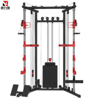 康力强ZH01小飞鸟龙门架综合训练器家用室内家庭多功能健身器材卧推深蹲架豪华款+1.8米杠铃杆+80KG杠铃片