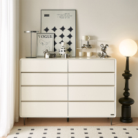 全友家居现代简约斗柜卧室收纳柜宽大台面大容量储物柜斗柜