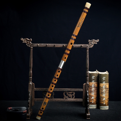 竹笛子初学入门专业演奏儿童苦竹笛成人零基础笛子女古风单插D调委婉柔情-+基础配件