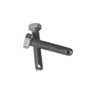 益莘 外六角螺栓带孔 M8*25mm 个