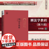 2025新书 刑法学教程 第六版 张明楷 著 北京大学出版社 9787301358511