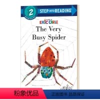 非常忙碌的蜘蛛 [正版]华研原版 美国企鹅兰登经典分级读物二阶段 英文原版 Step into Reading 2 儿童