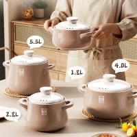 康巴赫砂锅家用燃气炖锅陶瓷煲仔饭炖汤锅耐高温干烧不裂沙锅汤锅